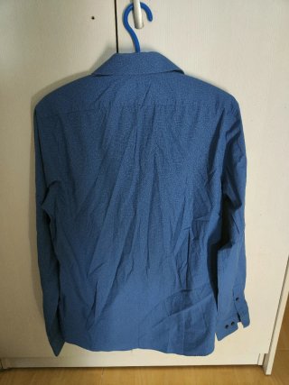 Camisa Calvin Klein Slim Fit Azul Talla M