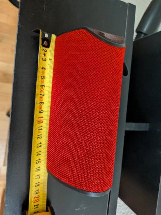 Altavoz Bluetooth Rojo y Negro