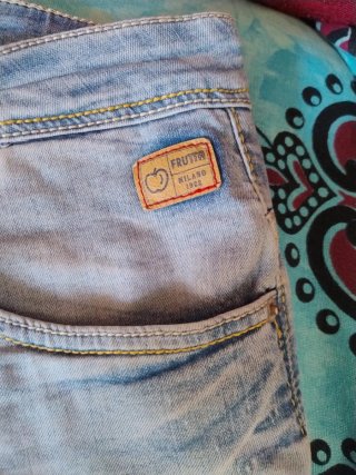 Bermuda jeans Frutta uomo taglia M