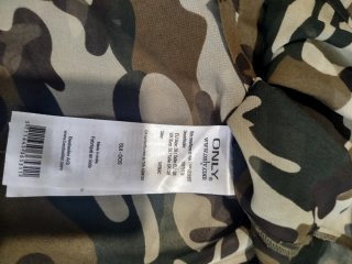 Blusa fluida ONLY camuflaje mujer