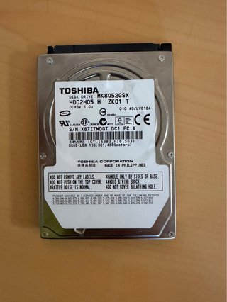 Disco Duro Toshiba MK8052GSX 80GB