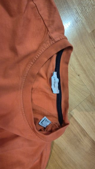 Camiseta Pedro del Hierro Verde Oliva y Naranja