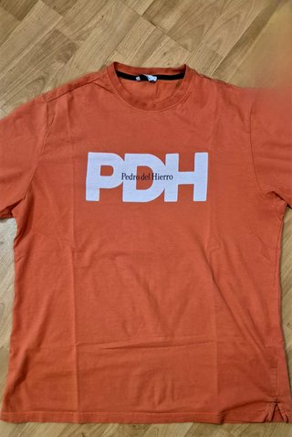 Camiseta Pedro del Hierro Verde Oliva y Naranja