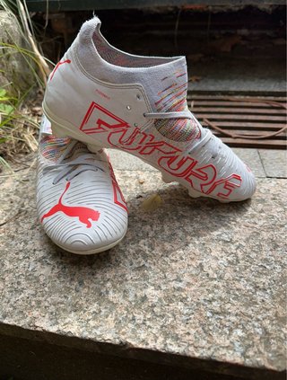 Botas Fútbol Puma Future Pro Blancas Rojas