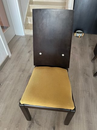 Mesa comedor extensible 6-10 comensales y 4 sillas