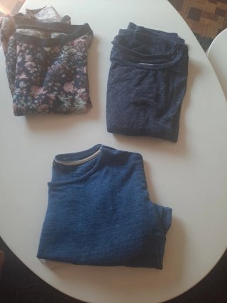 Lote 3 camisetas estampadas y lisas