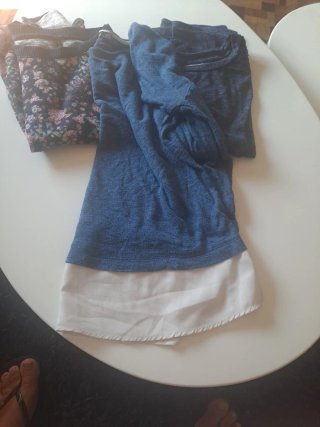 Lote 3 camisetas estampadas y lisas