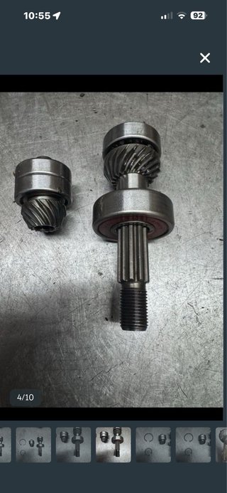 Piñones y rodamientos Stihl caja reductora