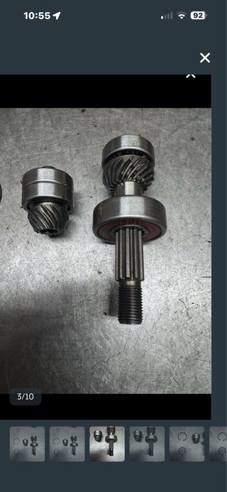 Piñones y rodamientos Stihl caja reductora