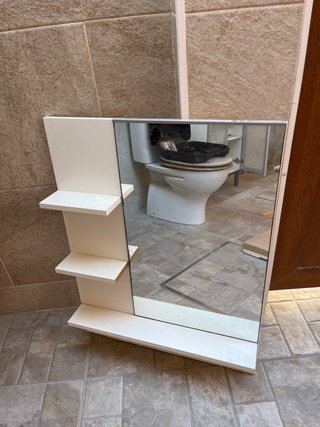 Mueble de baño 26x60 con lavabo y espejo