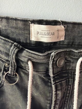 Pantalón corto vaquero elástico hombre