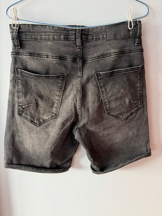 Pantalón corto vaquero elástico hombre