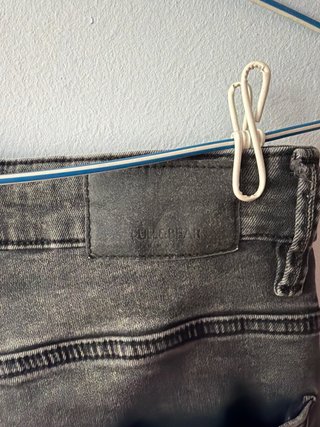 Pantalón corto vaquero elástico hombre