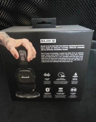 Marshall Major IV Auscultadores Bluetooth