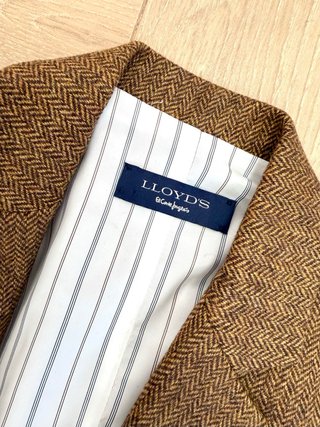 Chaleco de tweed marrón Lloyd's