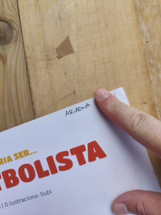 M'agradaria ser-- futbolista