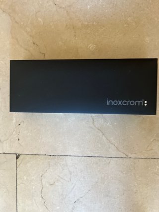 Bolígrafo Inoxcrom Negro Caja Original