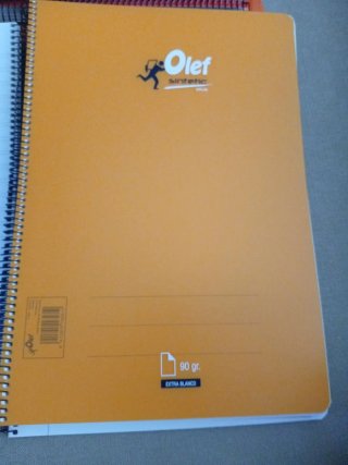 Libretas pauta Olef