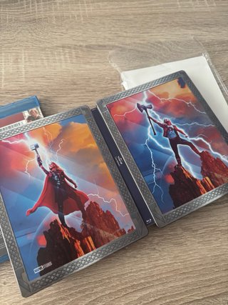 Steelbook 4K Blu-ray 3D Thor marvel lote