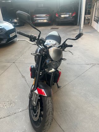 Triumph Trident 660 Gris/Rojo