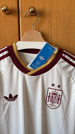 Segunda Camiseta España 2 Estrellas Talla XL