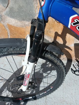 Bicicleta Top Bike Doble Suspensión Azul