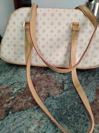 Borsa Pollini bauletto beige