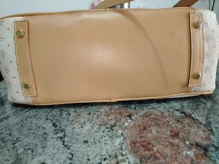 Borsa Pollini bauletto beige