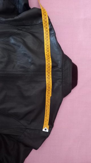 Giacca pelle vintage taglia 44
