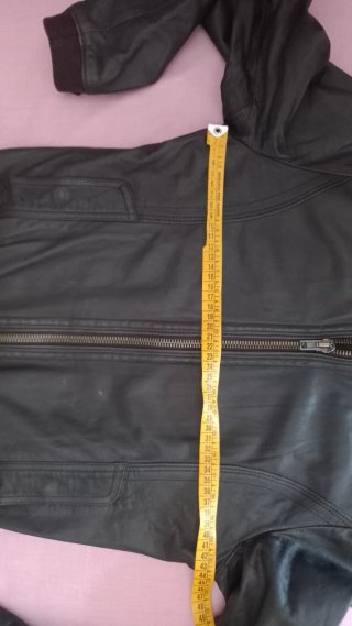 Giacca pelle vintage taglia 44