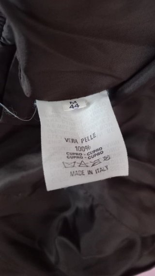 Giacca pelle vintage taglia 44