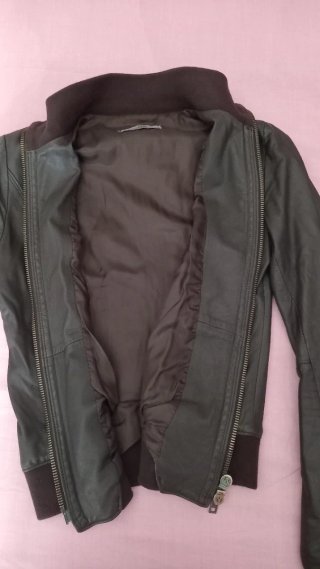 Giacca pelle vintage taglia 44
