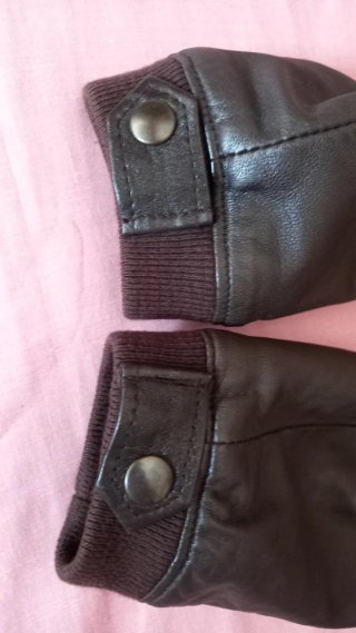 Giacca pelle vintage taglia 44