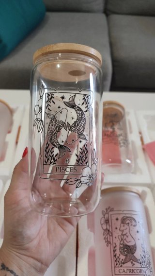 Vasos de Vidrio Horóscopo