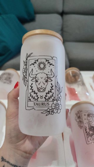 Vasos de Vidrio Horóscopo