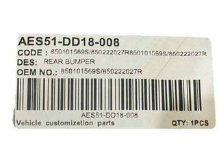 Dacia 117579 850101569s paragolpes trasero duster