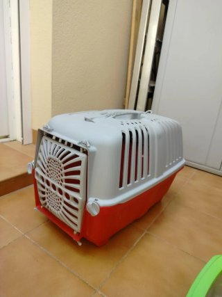 Pack Mascotas: Transportín, Arenero, Cama,Bebedero