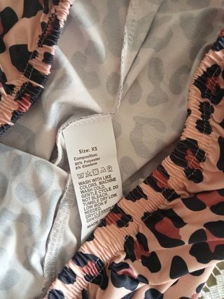 Pijama animal print corazón TXS-S