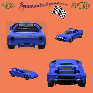 LOTE DOS COCHES E: 1/43 LAMBHORGINI-LANCIA STRATOS