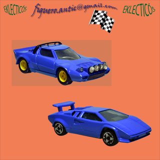 LOTE DOS COCHES E: 1/43 LAMBHORGINI-LANCIA STRATOS