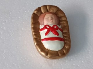 Pastori presepe in ceramica