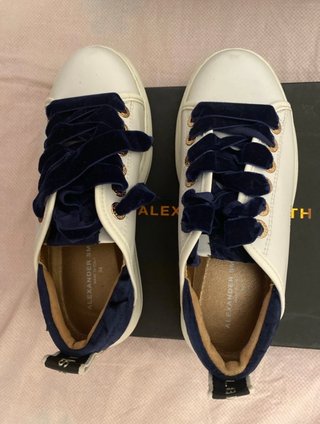 Scarpe Alexander Smith bianche e blu