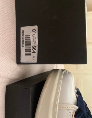 Scarpe Alexander Smith bianche e blu