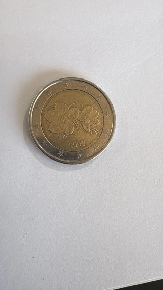 Moneda Finlandia 2009 Flores