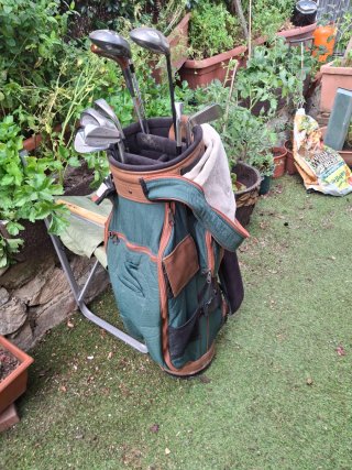 Borsa per mazze da golf verde