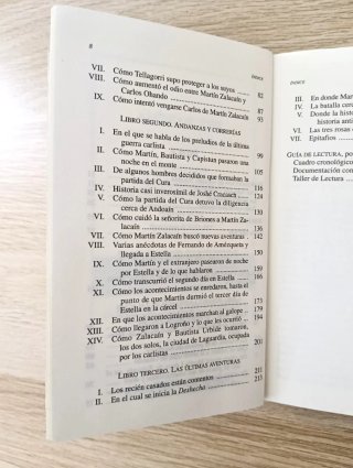 Zalacaín el aventurero Pío Baroja con guía lectura