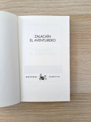 Zalacaín el aventurero Pío Baroja con guía lectura