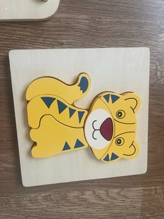 Lote 5 Puzzles Madera Encajables