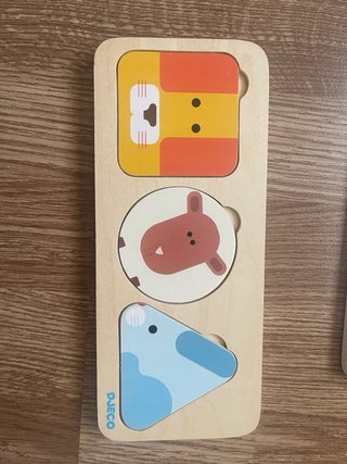Lote 5 Puzzles Madera Encajables