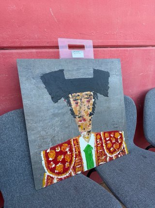 Pintura de torero estilo expresionista